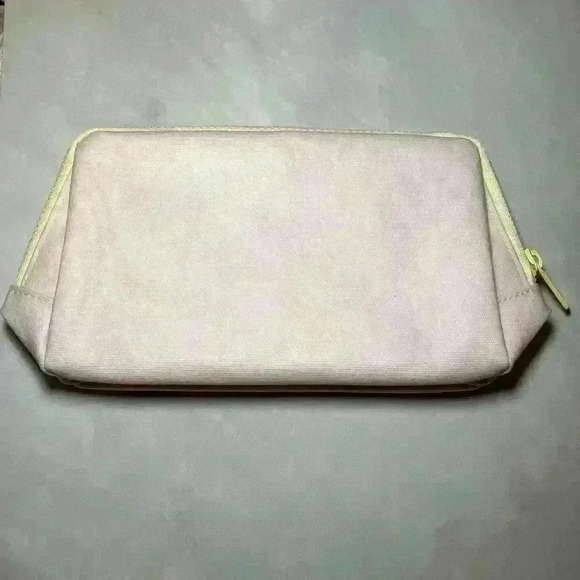 Marc Jacobs Fragrances Pink Yellow Cosmetics Pouch Clutch Bag NIB Bee Butterfly - Picture 3 of 4